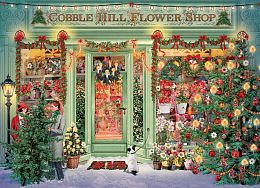 Cobble Hill 1000 Pieces Puzzle: Christmas Flower Shop