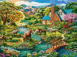 Castorland 2000 Puzzle details: Horses in nature