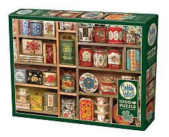 Cobble Hill Puzzle 1000 Pieces: Vintage Tin Cans