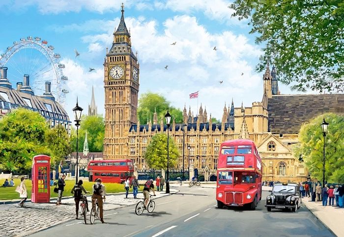 Castorland 1000 Pieces Puzzle: Morning in London C-104963