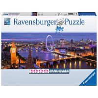 Puzzle Ravensburger 1000 panoramic details: Night in London