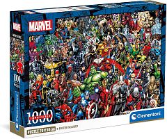 Clementoni Puzzle 1000 pieces: An impossible puzzle! Marvel