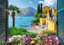 Trefl 1000-piece Puzzle: View of Lake Como