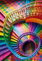 Puzzle Clementoni 500 pieces: Colors-spiral staircase