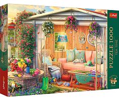 Trefl 1000 Pieces Puzzle: Tea Time. A cozy place