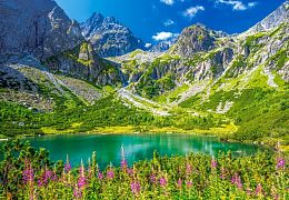 Castorland 1000-piece puzzle: Lake. The Tatras. Slovakia