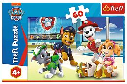 Trefl Puzzle 60 pieces: In the world of dogs. Puppy Patrol