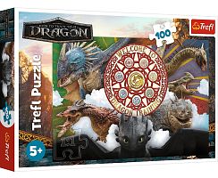 Trefl 100-Piece Puzzle: Dragons in Action