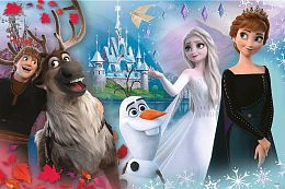 Trefl XL 104-piece Puzzle: In the World of Anna and Elsa