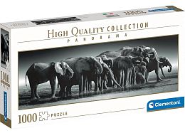 Clementoni 1000 Piece Puzzle: A Herd of Elephants