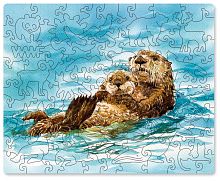 Wooden puzzle 100 pieces DaVICI: WWF Kalan
