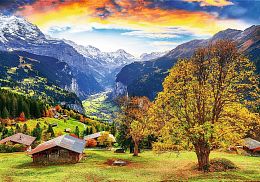 Trefl 1000 Pieces Puzzle: A picturesque Alpine village