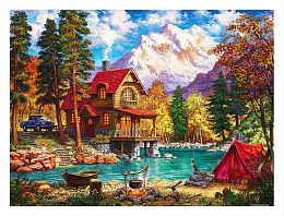 Pintoo Puzzle 1200 pieces: Relaxing in the forest