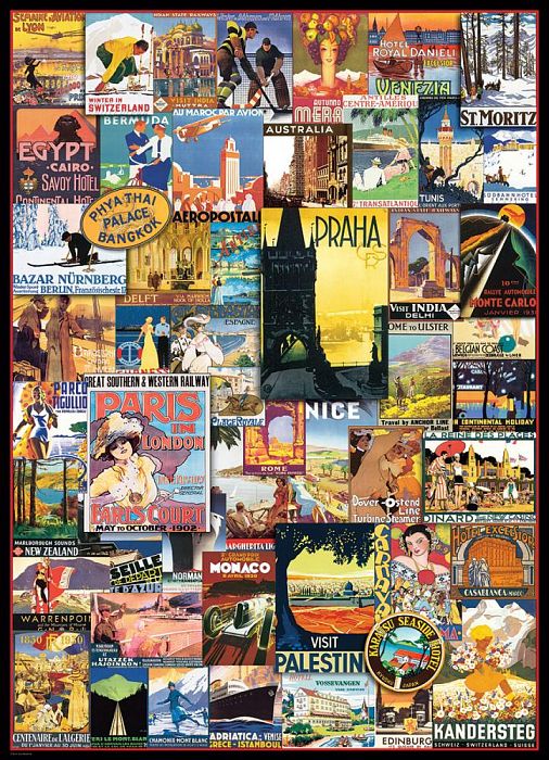 Eurographics 1000 Pieces Puzzle: A Journey around the World 6000-0755