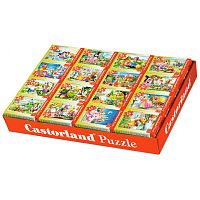 A set of puzzles 16 by 54 parts Castorland: Fairy Tales