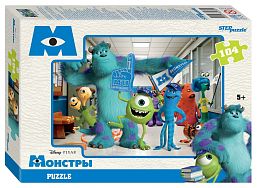 Step puzzle 104 pieces: Monsters