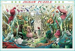 Royaumann Puzzle 1000 pieces: Who lives in the garden?