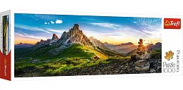 Puzzle panorama 1000 pieces Trefl: Passo di Giau, Dolomite