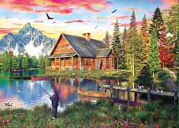 Puzzle Eurographics 1000 pieces: the Fisherman's house