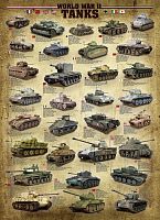 Puzzle Eurographics 1000 pieces: Tanks of world war II