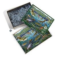 Cobble Hill 1000 Pieces Puzzle: For real anglers