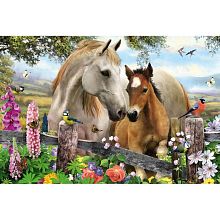 Schmidt Puzzle 150 pieces: Horse with foal
