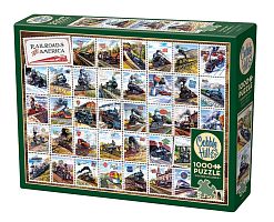 Cobble Hill 1000 Pieces Puzzle: Railways - Stamps