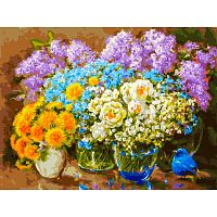 Painting by numbers Snow White: Spring Flowers