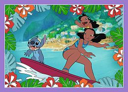 Trefl Puzzle 35#48#54#70 details: Crazy Day of Lilo and Stitch