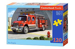 Puzzle Castorland 120 parts MIDI: Fire truck