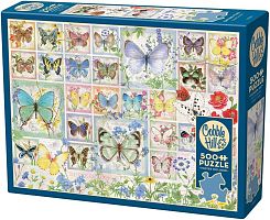 Cobble Hill 500 Puzzle Pieces: Butterflies