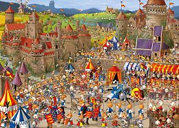 Puzzle Heye 1000 pieces: Rabbit - joust