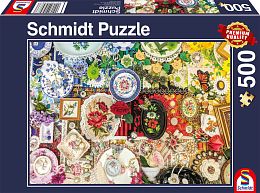 Schmidt 500 Piece Puzzle: Tiny Treasures