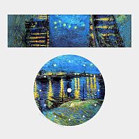 Pintoo Clock Puzzle 145 details: V.Gogh Starry Night over the Rhone