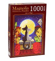 Magnolia 1000 Pieces Puzzle: Cats on the Roof