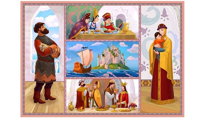 Puzzle Castorland 500 pieces: the Tale of Tsar Saltan В-50188