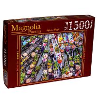 Mini Magnolia Puzzle 1500 pieces: Floating Market