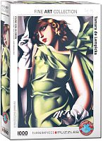 Eurographics 1000-piece Puzzle: Young Girl in Green (MARKDOWN)