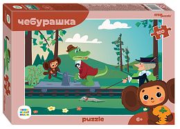 Step puzzle 160 pieces: Cheburashka