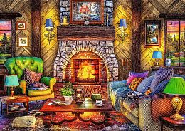Trefl Puzzle 2x500 pieces: A trip to the mountains