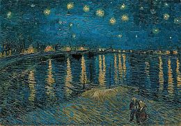 Clementoni Puzzle 1000 pieces: Van Gogh. Starry night over the Rhone