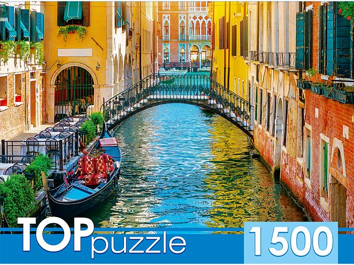 TOP Puzzle 1500 pieces: A romantic sunset in Venice ГИТП1500-4846