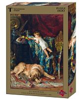 Puzzle Stella 1500 details: Makovsky K.E. In the artist's studio