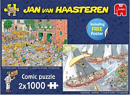 Puzzle Jumbo 2x1000 pieces: Dutch traditions