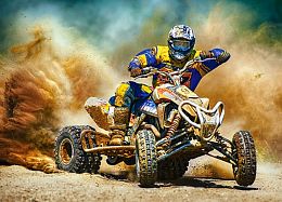 Puzzle Castorland 180 details: Race On ATV