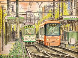 Pintoo Puzzle 1200 pieces: Tadashi Matsumoto. Changing the times
