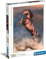 Clementoni Puzzle 500 pieces: Wild Red Stallion