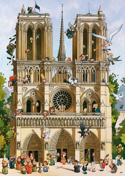 Puzzle Heye 1000 pieces: Notre Dame de Paris 29905