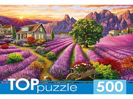 TOP Puzzle 500 pieces: The romantic landscape of Provence