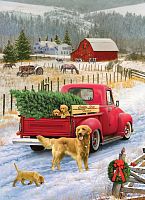 Cobble Hill 1000 Pieces Puzzle: Christmas on the Farm